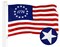 G128 Betsy Ross 1776 Flag | 2x3 Ft | ToughWeave Series Embroidered 300D Polyester | Historical Flag, Embroidered Design, Indoor/Outdoor, Brass Grommets